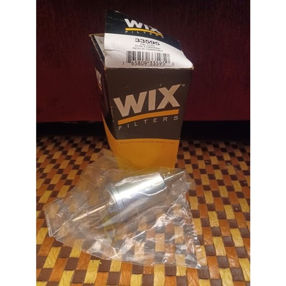 WIX 33595 In-Line Fuel Filter Replacement Compatible with Ford, Lincoln, Mercury